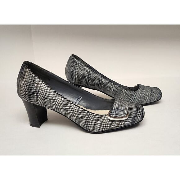Croft & Barrow Marisa Heel Shoes Black Size US 9.5M - Picture 1 of 6